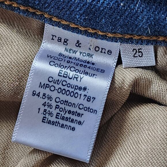 Rag & Bone Size 25 Skinny Jeans - Picture 5 of 6